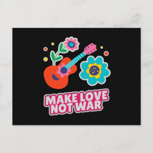 Carte Postale Faites l'amour pas la guerre