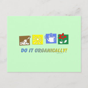 Carte Postale Faites-le Organiquement