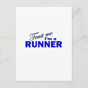 Carte Postale Faites-moi confiance Je suis coureur