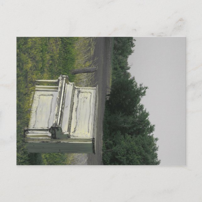 Carte Postale Faites-moi un instrument (Gris/Vert) (Devant)