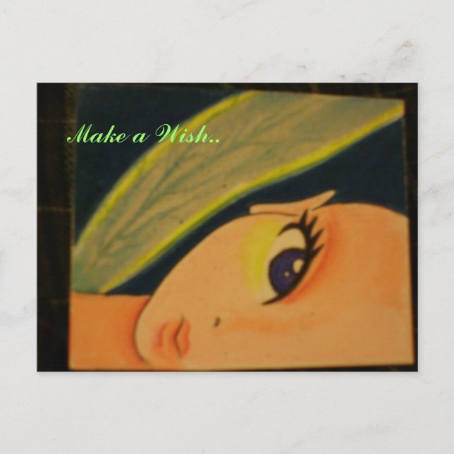 Carte Postale Faites un voeu.. (Devant)