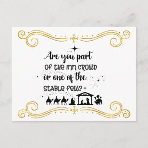 Carte Postale Faites-Vous Partie De La Foule D'Auberges ? Noël c