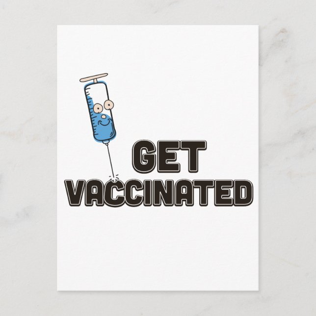 Carte Postale Faites-vous vacciner (Devant)