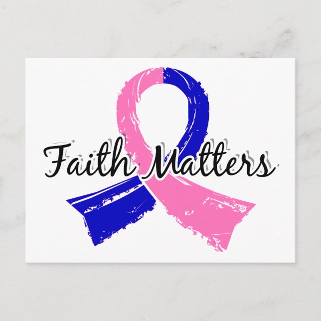 Carte Postale Faith Matters 5 Cancer du sein masculin (Devant)