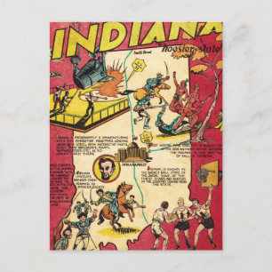 Carte Postale Faits sur l'Indiana