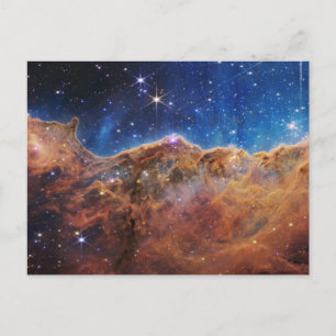 Carte Postale Falaises cosmiques Carina Nebula Space Webb Telesc