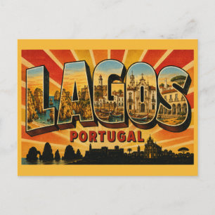 Carte Postale Falaises côtières de Lagos Portugal