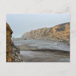 Carte Postale Falaises Côtières Dramatiques Vue sur la Plage et