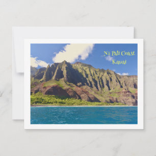 Carte Postale Falaises Crenulées De La Côte Pali De Nā, Kauai
