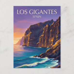 Carte Postale Falaises de Los Gigantes Espagne
