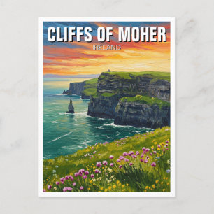 Carte Postale Falaises de Moher Irlande Voyage