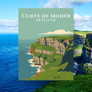 Carte Postale Falaises de Moher Scenic Irlande Voyage