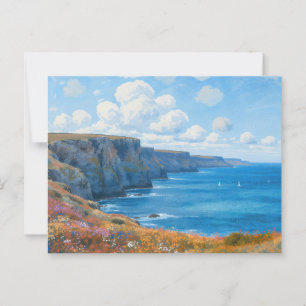 Carte Postale "Falaises d'Endless Horizon" - Un paysage marin ga