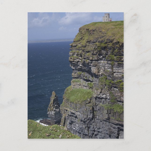 Carte Postale Falaises pittoresques de Moher et tour O'Brien (Devant)