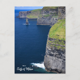 Carte Postale Falaises spectaculaires de Moher-Irlande