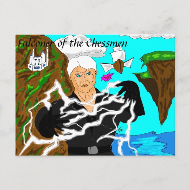 Carte postale Falconer (Devant)