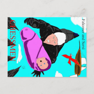 Carte postale Falconer et Sersi