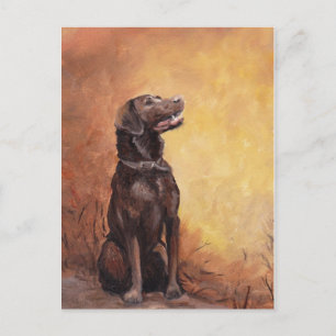 Carte postale "Fall Memories" Labrador Retriever A