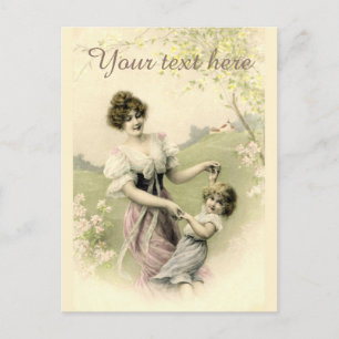 Carte Postale Fallen Victorian Spring Time Dance