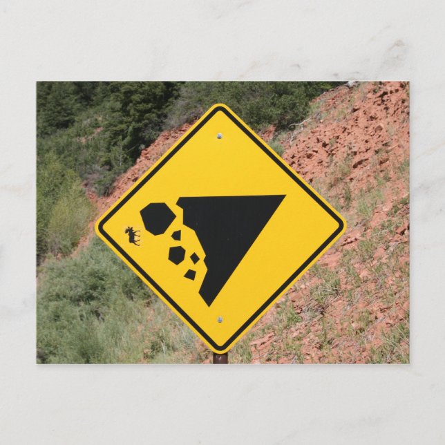 Carte Postale Falling Moose Postcard (Devant)