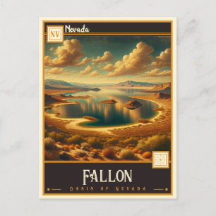 Carte Postale Fallon, Nevada VINTAGE