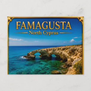 Carte Postale Famagouste Nord Chypre Souvenir de voyage côtier
