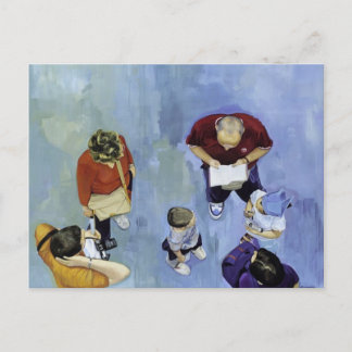 Carte Postale familia de turistas 2