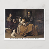 Familia Del Pajarito Par Bartolome Esteban Murillo