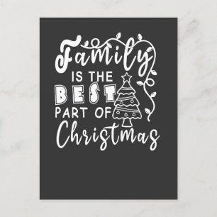 Carte Postale Famille Christmas