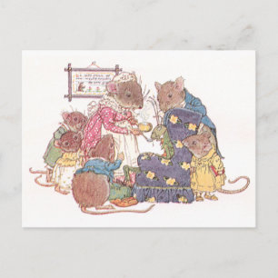 Carte Postale Famille de six souris