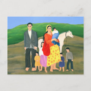 Carte Postale Famille Gipsy 1986