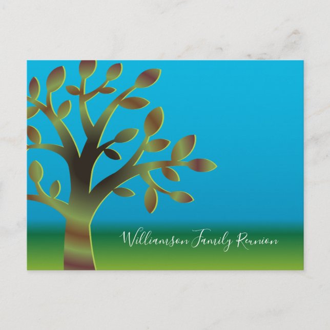 Carte Postale Famille Réunion Barbecue Pique-nique Invitation In (Devant)