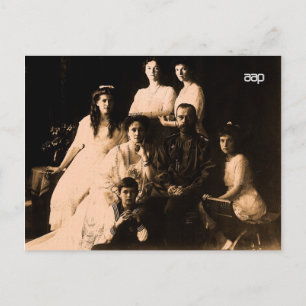 Carte Postale Famille royale russe 1914