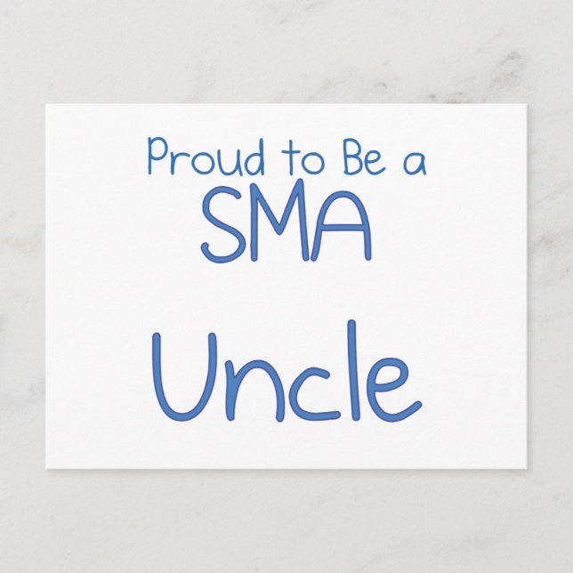 Carte Postale Famille SMA - Oncle (Devant)