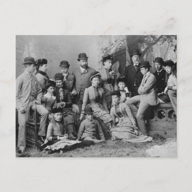 Carte Postale Famille Tsarina Alexandra Hesse Angleterre Russie  (Devant)