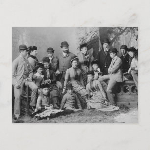 Carte Postale Famille Tsarina Alexandra Hesse Angleterre Russie 