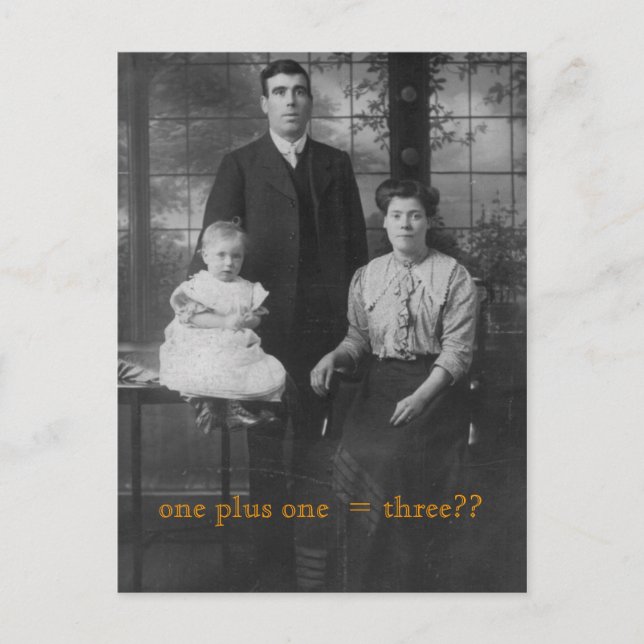 Carte Postale Famille vintage (Devant)