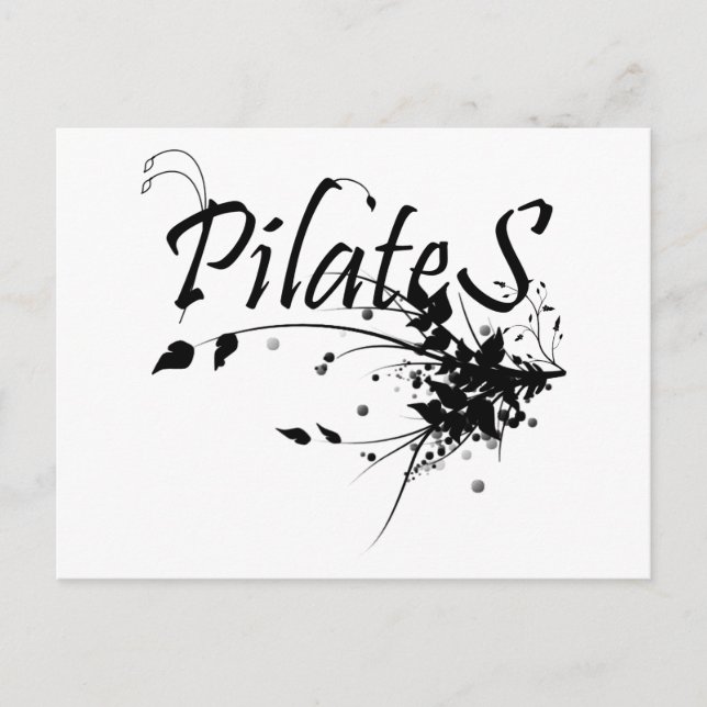 Carte Postale Fan de la méthode Pilates ! Art Pilates (Devant)