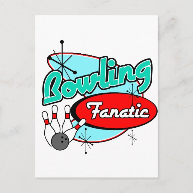 Carte Postale Fanatic Bowling (Devant)