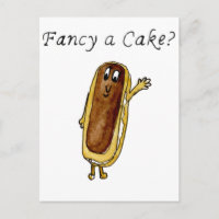 Fancy a Cake Funky Chocolate Eclair Quirky Art