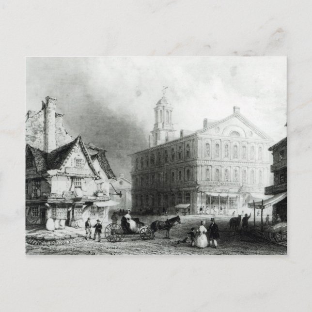 Carte Postale Faneuiel Hall, Boston (Devant)