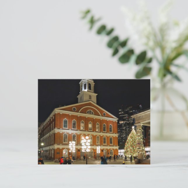 Carte postale Faneuil Hall Boston Massachusetts (Debout devant)