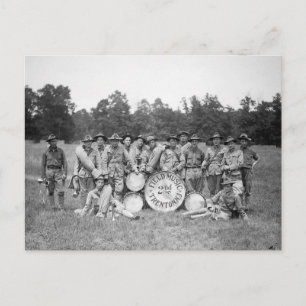 Carte Postale Fanfare de terrain, 1925
