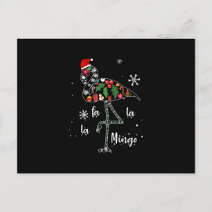 Carte Postale Fantaisie Flamant rose Noël Noël Noël Noël
