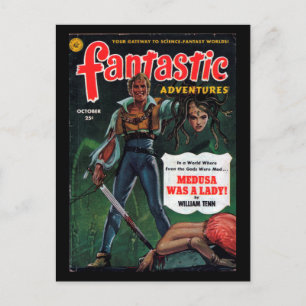 Carte Postale Fantastic Adventures - 1951-10_Pulp Art