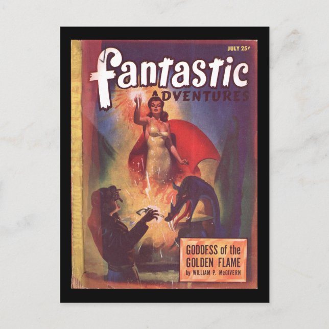 Carte Postale Fantastic Adventures 47-07_Pulp Art (Devant)