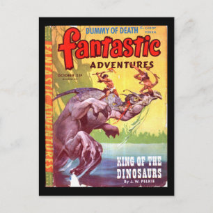 Carte Postale Fantastic Adventures v07 n04 (oct 1945)_Pulp Art