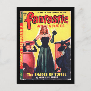 Carte Postale Fantastic Adventures v12 n06 (juin 1950)_Pulp Art