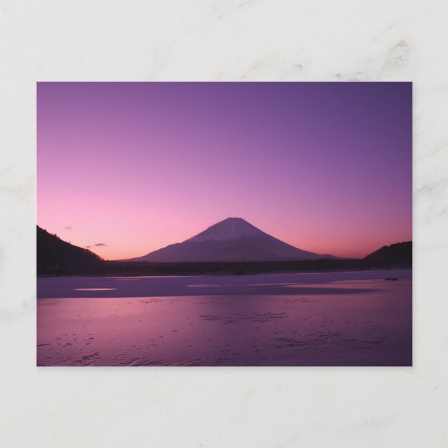 Carte Postale Fantastique Mont Fuji (Devant)