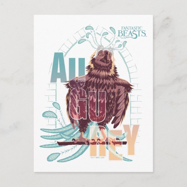 Carte Postale Fantastiques Animaux Augurey (Devant)